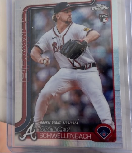 2025 Topps Chrome Update #USC132 Spencer Schwellenbach — front