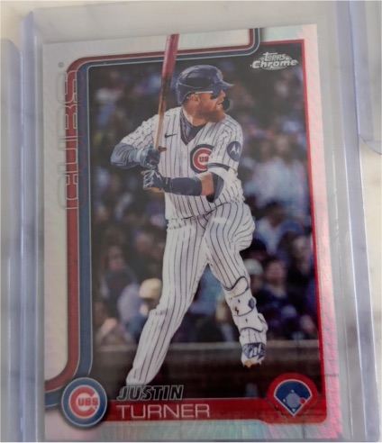 2025 Topps Chrome Update #USC170 Justin Turner — front