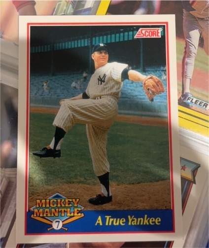 1991 Score #6 Mickey Mantle A True Yankee — front