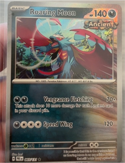 2024 Pokémon SV05: Prismatic Evolutions #065 Roaring Moon — front