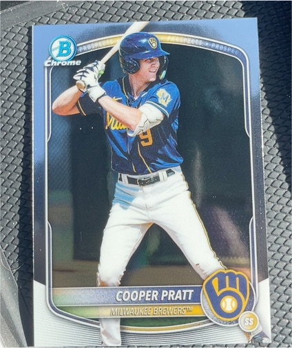 2025 Bowman Draft Chrome #BDC-157 Cooper Pratt — front
