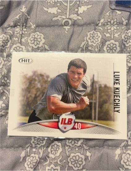 2012 Sage Hit #40 Luke Kuechly — front