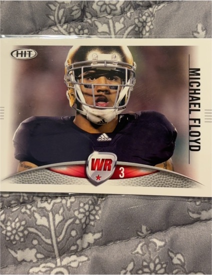 2012 SAGE Hit #3 Michael Floyd — front