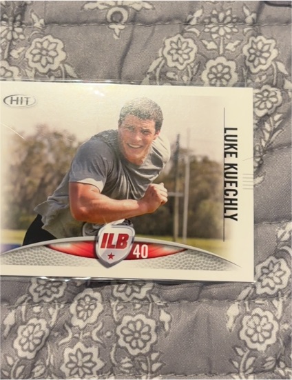 2012 Sage Hit #40 Luke Kuechly — front