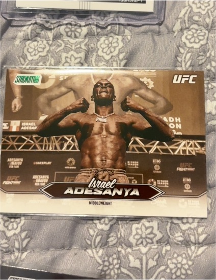 2025 Topps Stadium Club UFC #146 Israel Adesanya — front