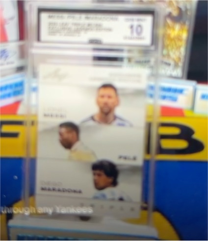 2024 Leaf #ELE53 Pele Ronaldo Messi Exclusive Legends — front