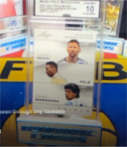 2024 Leaf Multi Sport Messi/Ronaldo/Pelè Legends Edition — front
