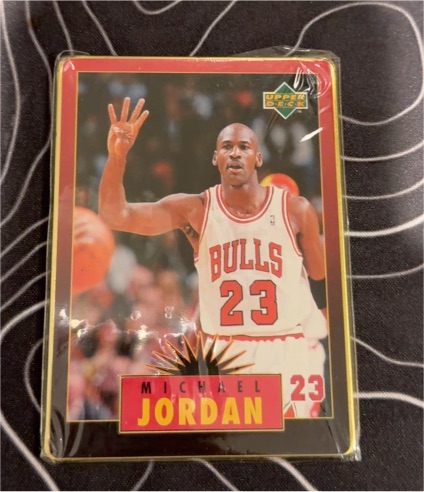 1996 Upper Deck Metal #4 Michael Jordan — front