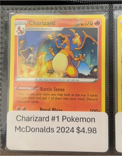 2024 McDonald's Promo #001 Charizard — front