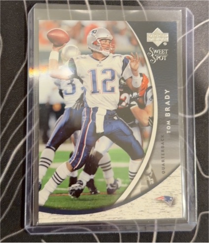 2004 Upper Deck Sweet Spot #57 Tom Brady — front