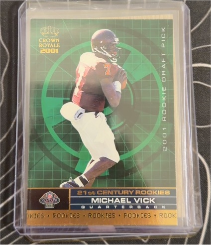 2001 Pacific Crown Royale 21st Century Rookies #23 Michael Vick — front