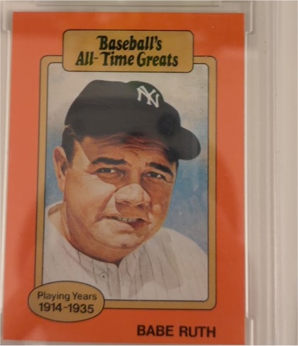 1987 Hygrade Baseball's All-Time Greats #NNO Babe Ruth — front