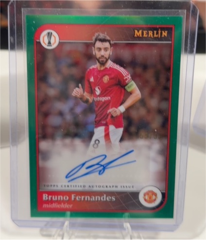 2024-25 Topps Merlin UEFA Club Competitions #32 Bruno Fernandes — front