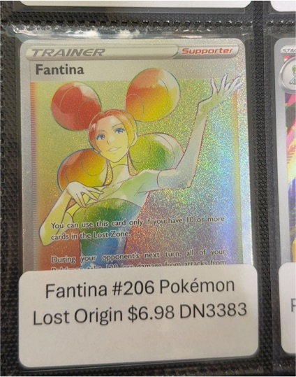 2022 Pokemon Sword & Shield Lost Origin #206 Fantina — front