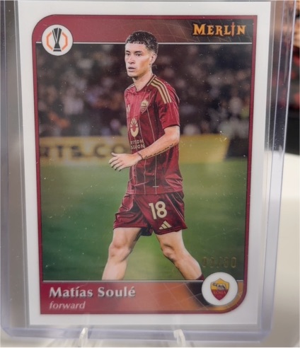 2024-25 Topps Merlin UEFA Club Competitions #46 Matías Soulé — front