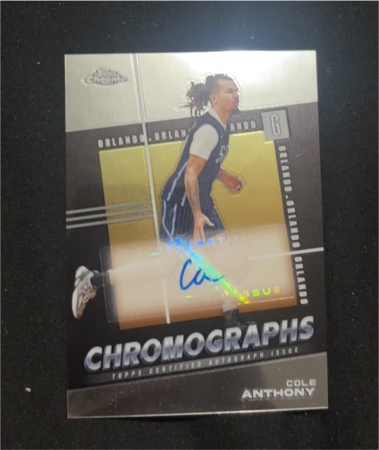 2024-25 Topps Chrome #C-CA Cole Anthony — front