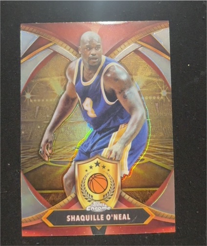 2024-25 Topps Chrome #BOD-22 Shaquille O'Neal Ball of Duty Los Angeles Lakers — front