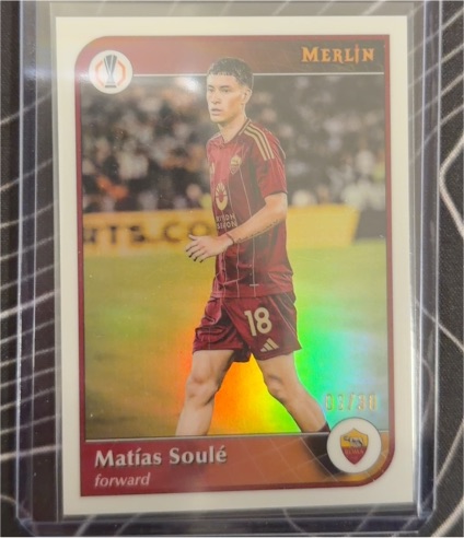 2024 Topps Merlin UEFA #18 Matías Soulé — front