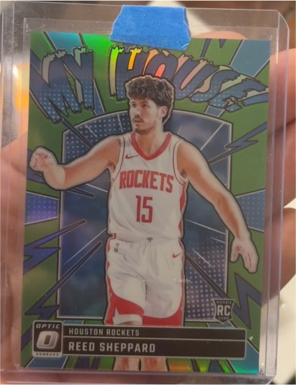 2024-25 Panini Donruss Optic #18 Reed Sheppard My House — front