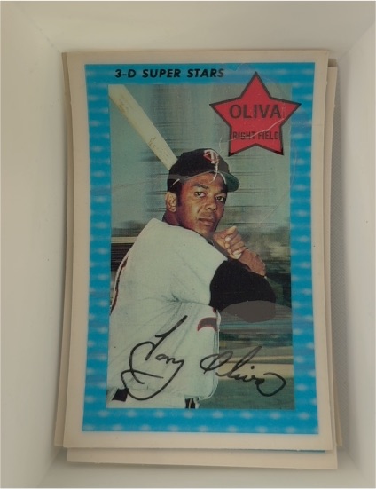 1971 Kellogg's 3-D Super Stars #12 Tony Oliva — front