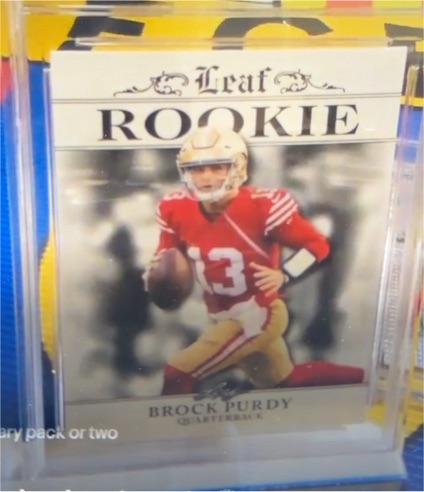 2023 Leaf Rookie Achievements #RA-07 Brock Purdy — front