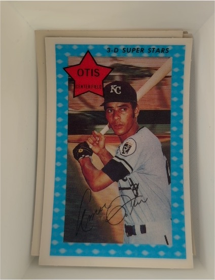 1971 Kellogg's 3-D Super Stars #38 Amos Otis — front