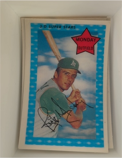 1971 Kellogg's 3-D Super Stars #73 Rick Monday — front