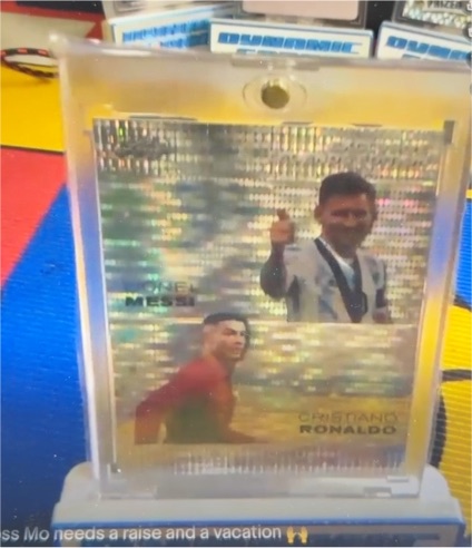 2023 Leaf Cristiano Ronaldo Soccer Card — front