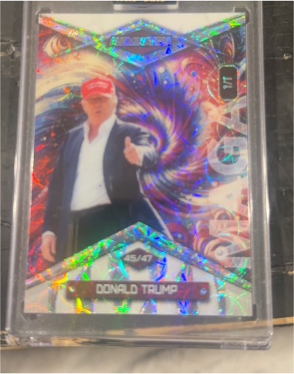 2025 Wild Card Alumination #45/47 Donald Trump — front
