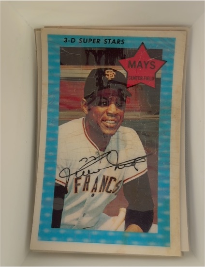 1971 Kellogg's #10 Willie Mays — front