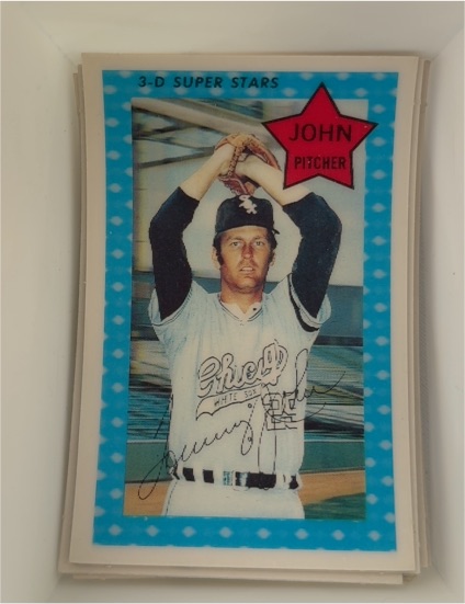 1971 Kellogg's 3-D Super Stars #74 Tommy John — front