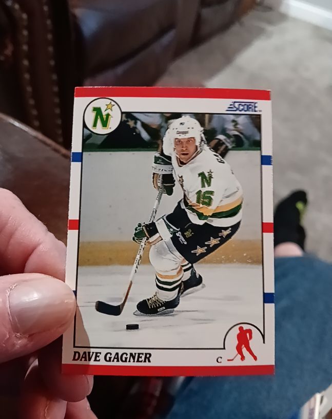 1990-91 Score #108 Dave Gagner — front