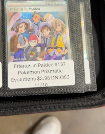 2023 Pokémon Prismatic Evolutions #137 Friends in Paldea — front