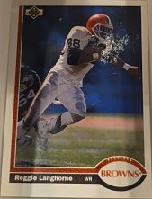 1991 Upper Deck #350 Reggie Langhorne — front