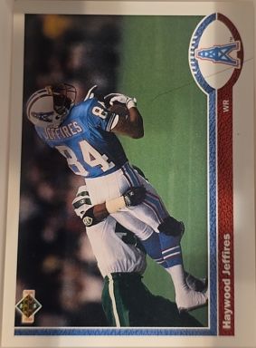 1991 Upper Deck #258 Haywood Jeffires — front