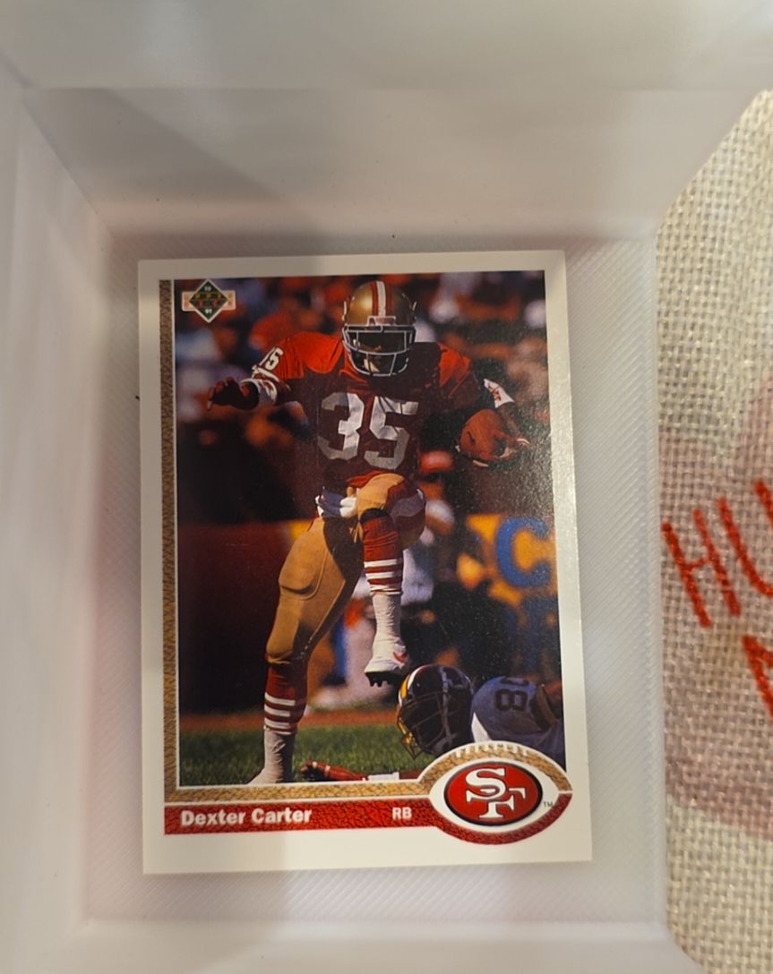 1991 Upper Deck #125 Dexter Carter — front