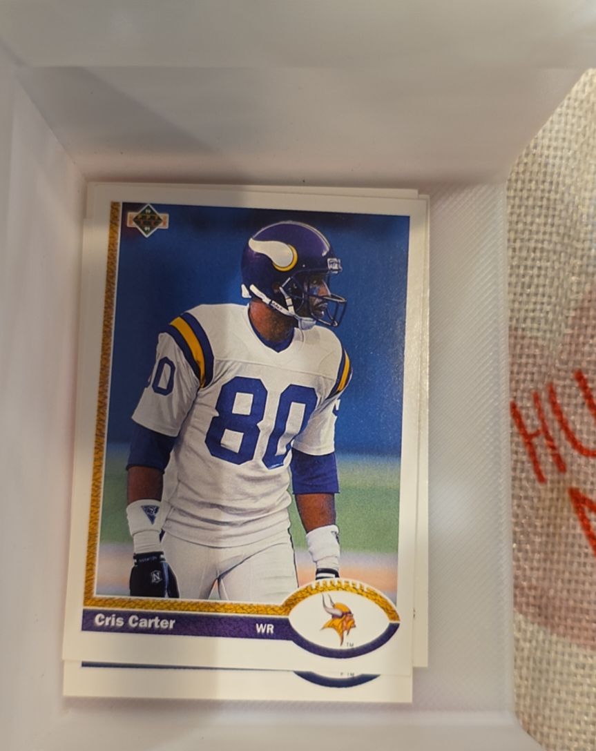 1991 Upper Deck #56 Cris Carter — front