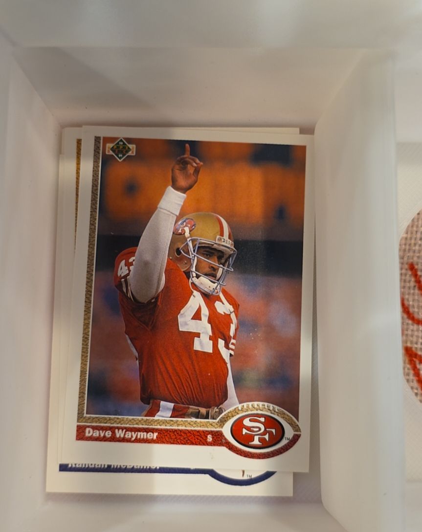 1991 Upper Deck #187 Dave Waymer — front