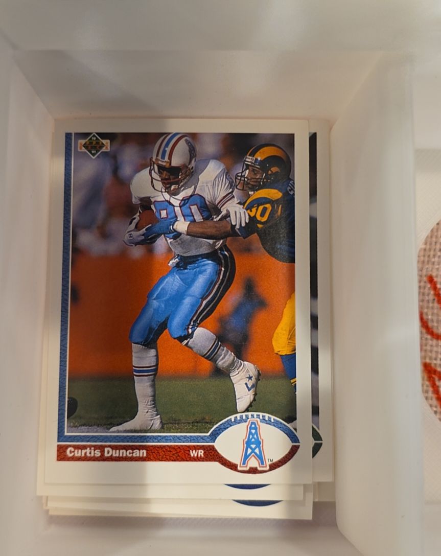 1991 Upper Deck #299 Curtis Duncan — front