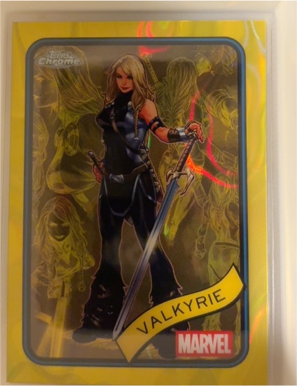 2025 Topps Chrome Marvel #187 Valkyrie — front