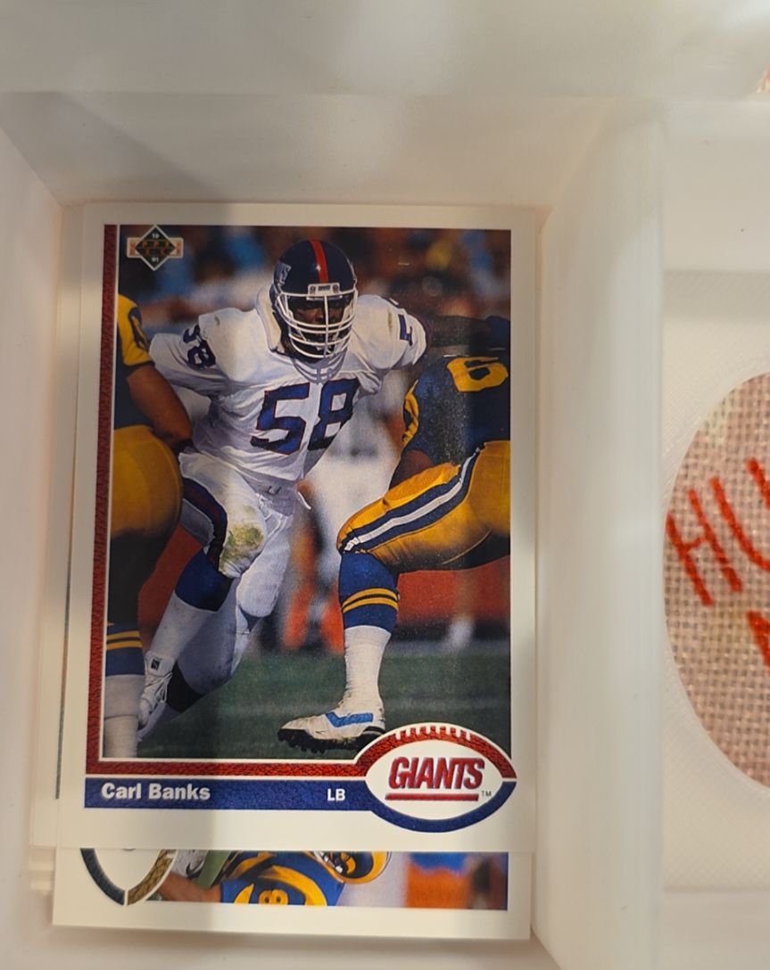1991 Upper Deck #316 Carl Banks — front