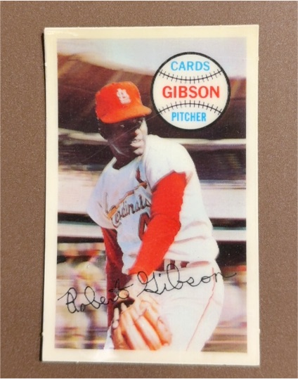 1970 Kellogg's #71 Bob Gibson — front