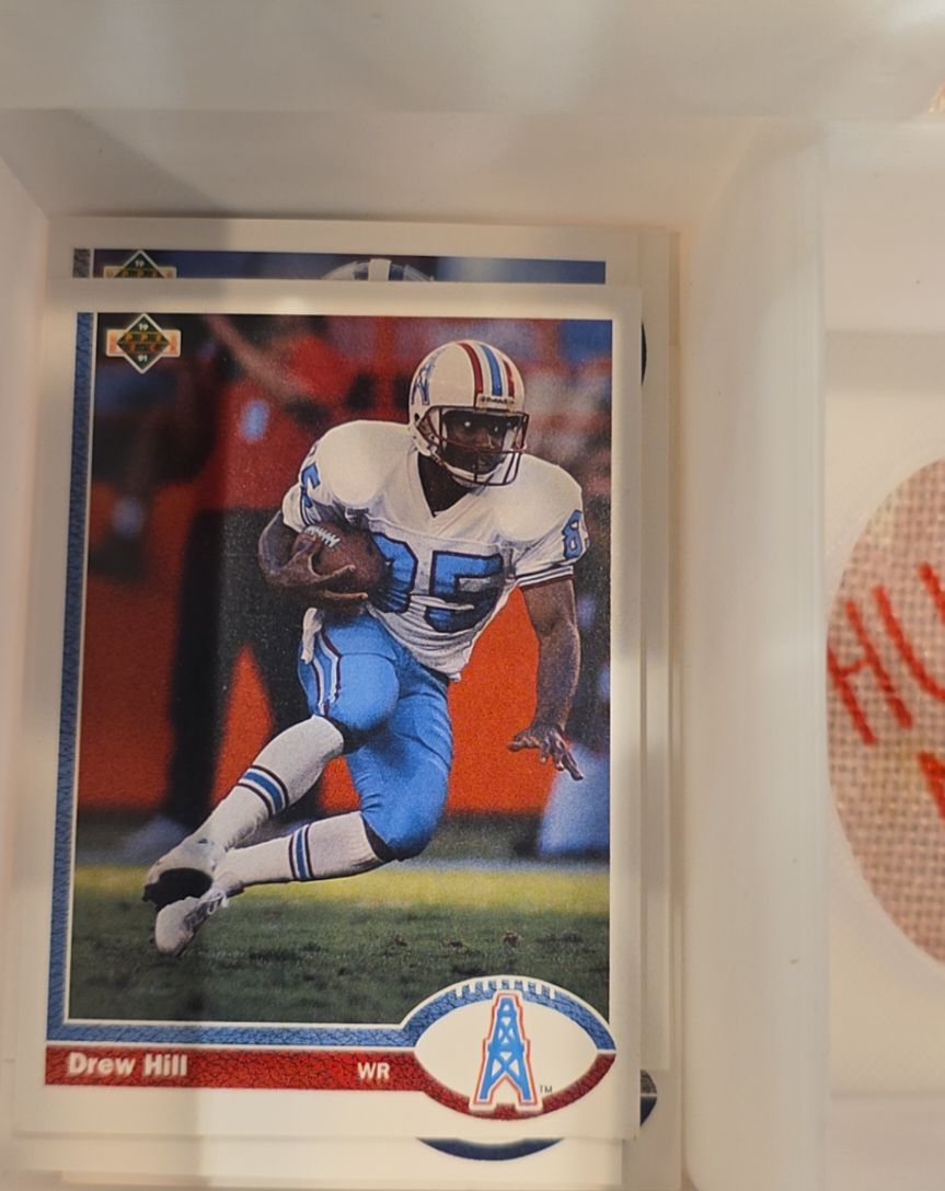 1991 Upper Deck #260 Drew Hill Houston Oilers — front