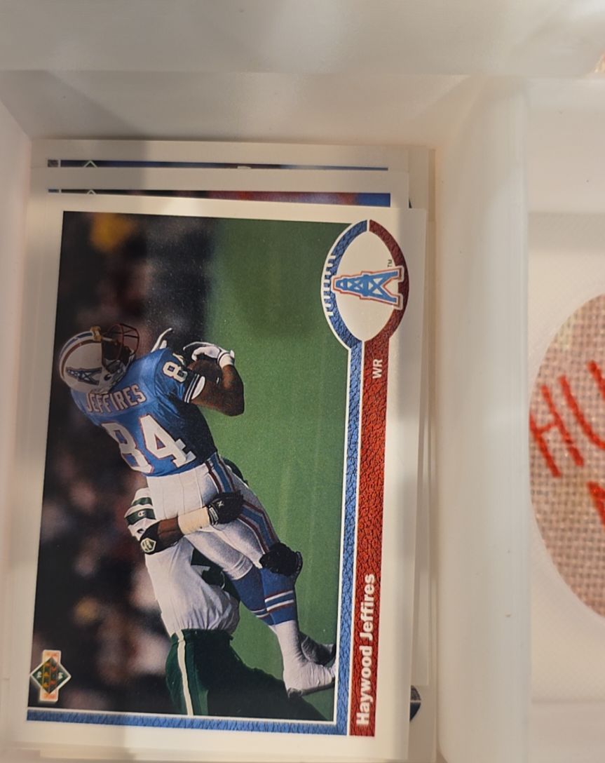 1991 Upper Deck #258 Haywood Jeffires — front