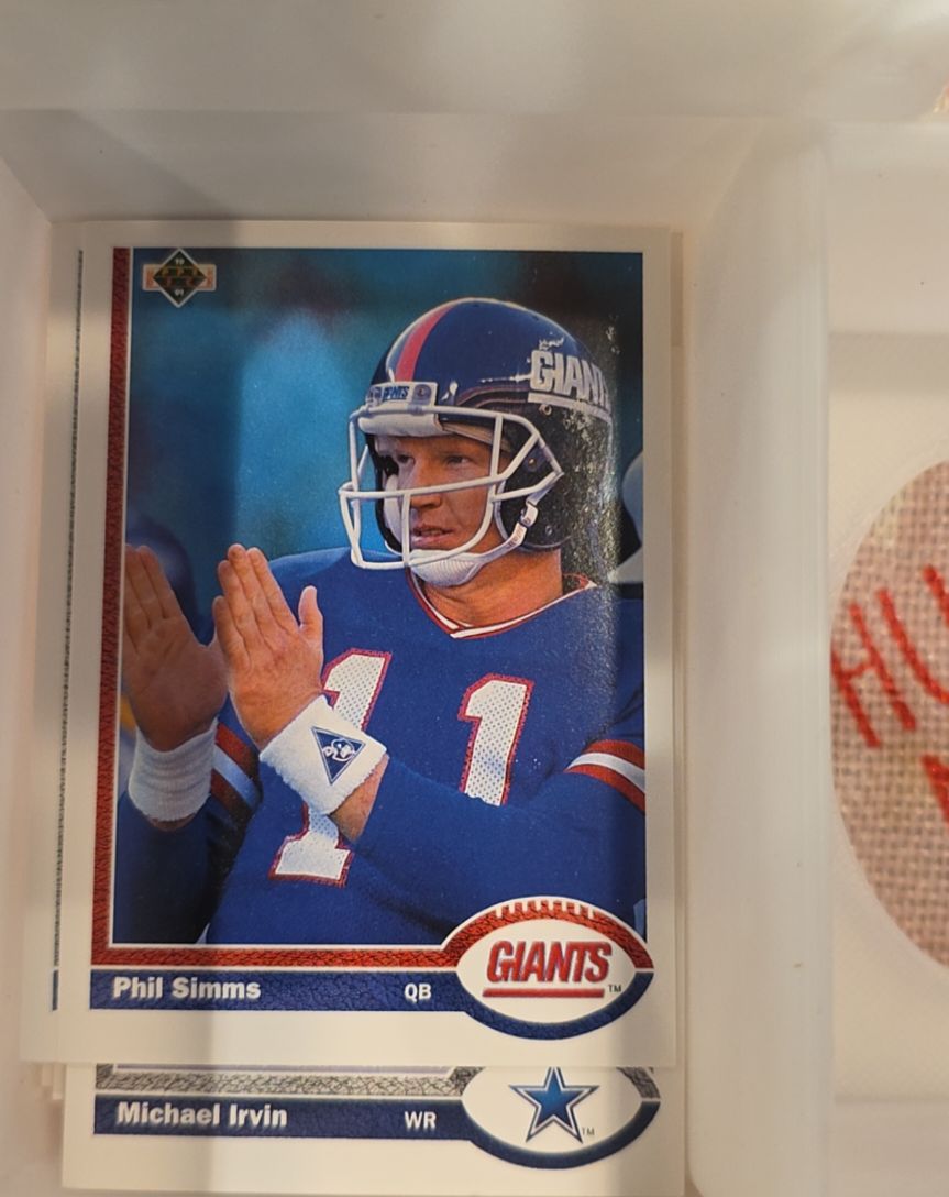 1991 Upper Deck #181 Phil Simms — front