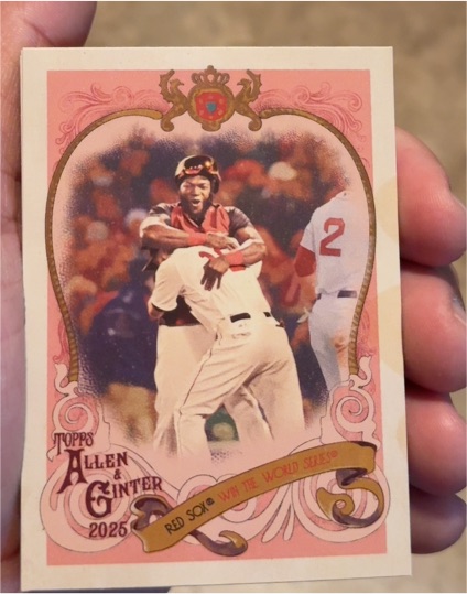 2025 Topps Allen & Ginter #SV-8 David Ortiz Sweet Victory — front