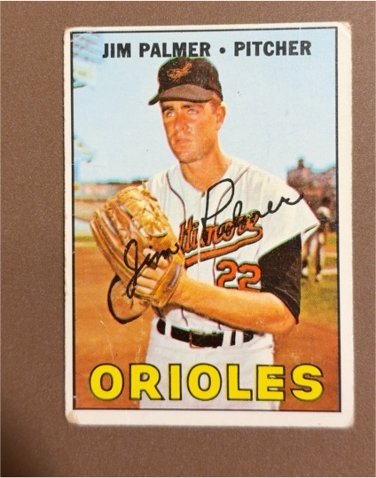 1967 Topps #475 Jim Palmer — front