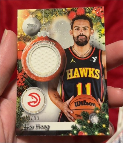 2025-26 Topps Holiday #PR-TY Trae Young — front
