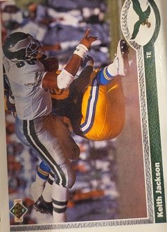 1991 Upper Deck #127 Keith Jackson — front