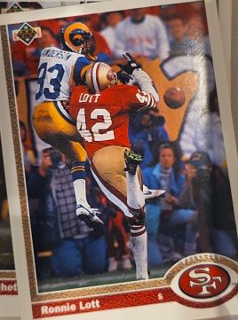 1991 Upper Deck #355 Ronnie Lott — front